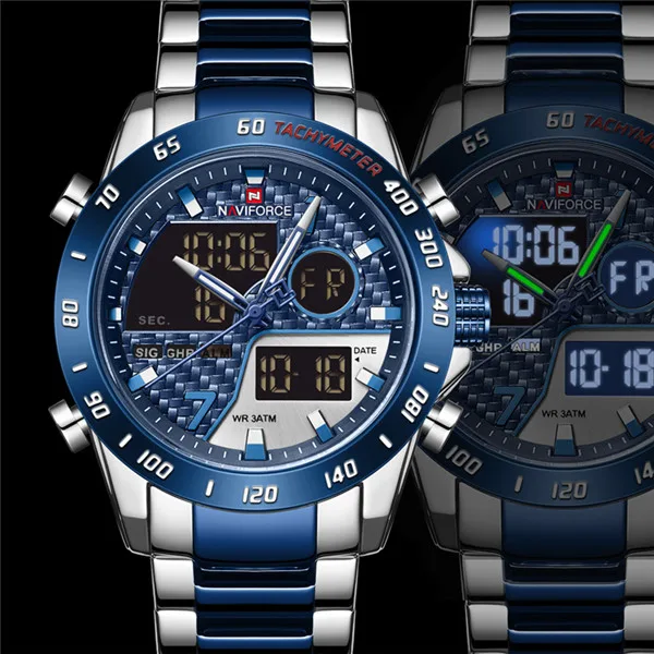 59b4b280463f3cf1ac0f96d1fc919ac2 Naviforce 9171 CH - Blue - Image 1