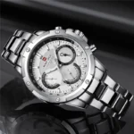 Naviforce 9196 CH - Silver - Image 2