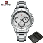 Naviforce 9196 CH - Silver - Image 3