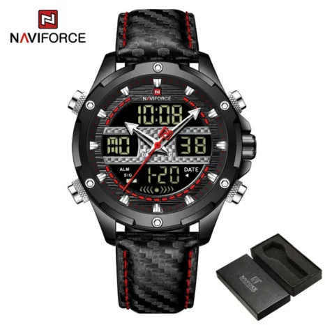 Naviforce 9194 L - Black Red - Image 2