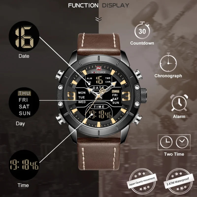 Naviforce 9153 L - Brown - Image 4