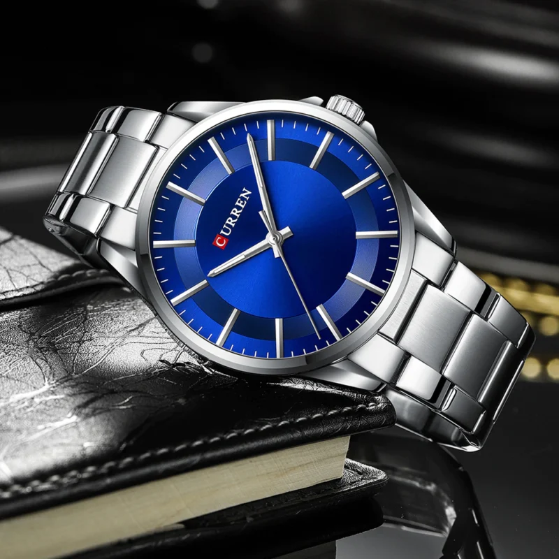 Curren 8429 - Silver Blue - Image 1