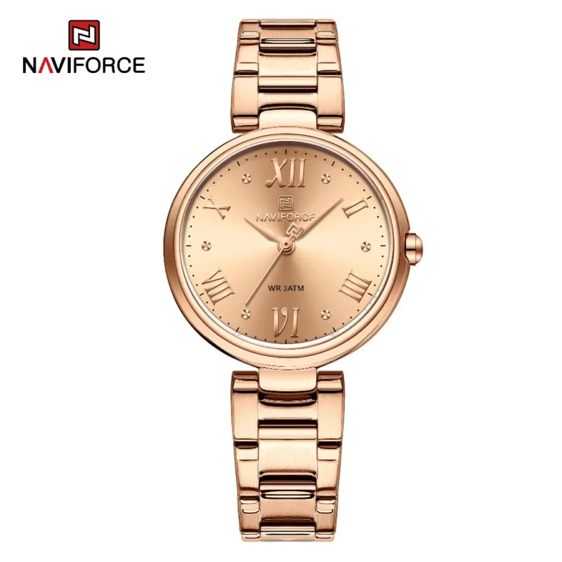 Naviforce 5030 Women Watch - RoseGold - Image 1