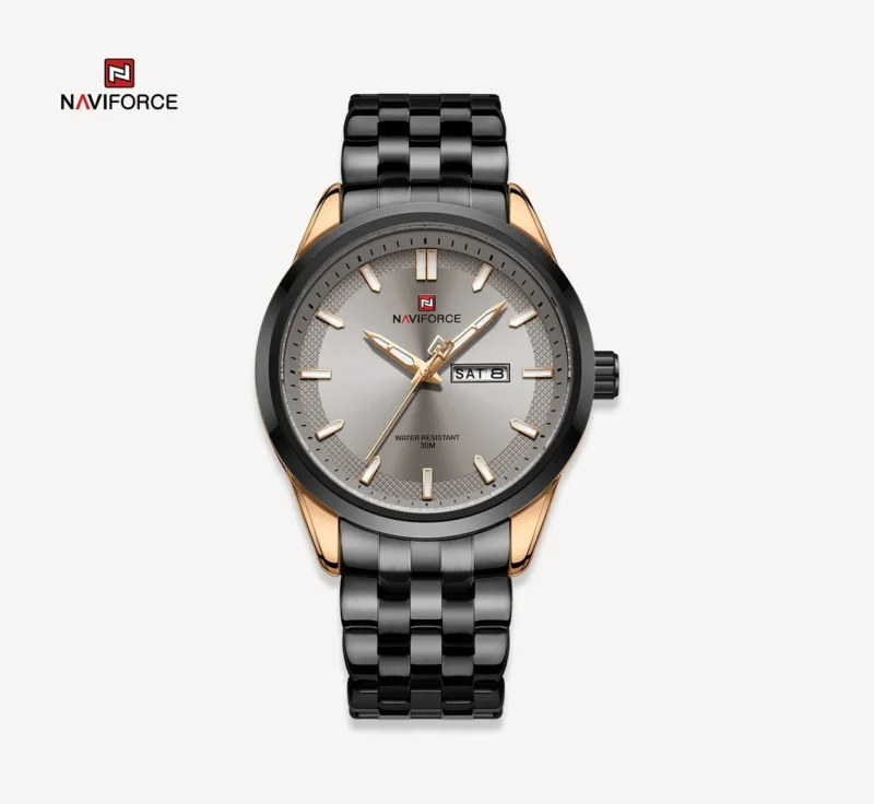 Naviforce 9203 CH - Black - Image 1