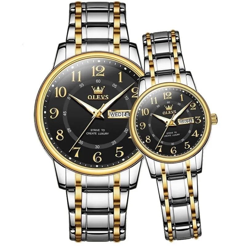 Olevs 2891 Couple - Sliver Black - Image 1