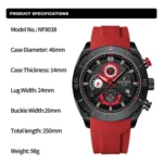 Naviforce 8038 - Red - Image 4