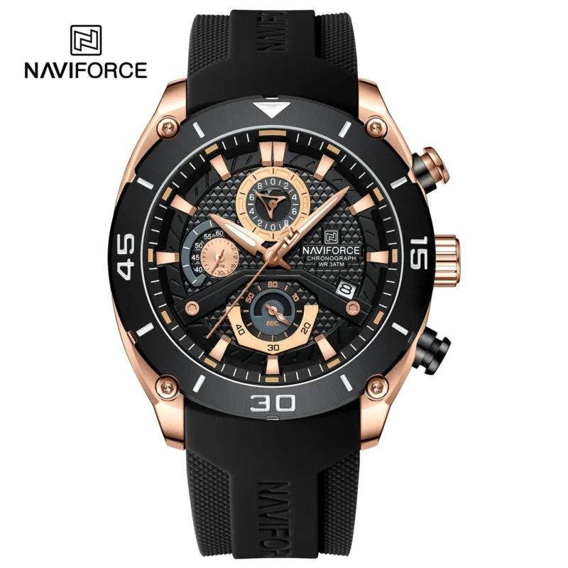Naviforce 8038 - Black Gold - Image 1