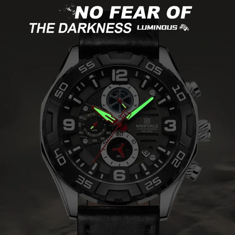Naviforce 8043 - Black - Image 4