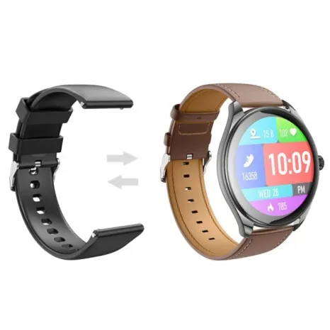 Hoco Y22 AMOLED Smart Watch - Black - Image 2