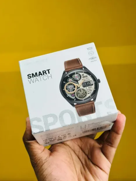 Hoco Y22 AMOLED Smart Watch - Black - Image 4