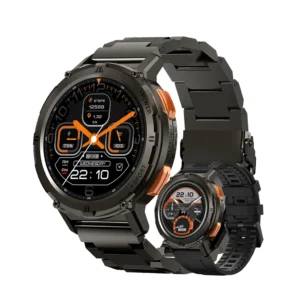 Kospet Tank T2 Smart Watch (Special Edition Dual Strap) - Black