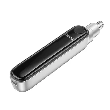 Hoco HP33 Portable Nose Hair Trimmer - Silver - Image 4