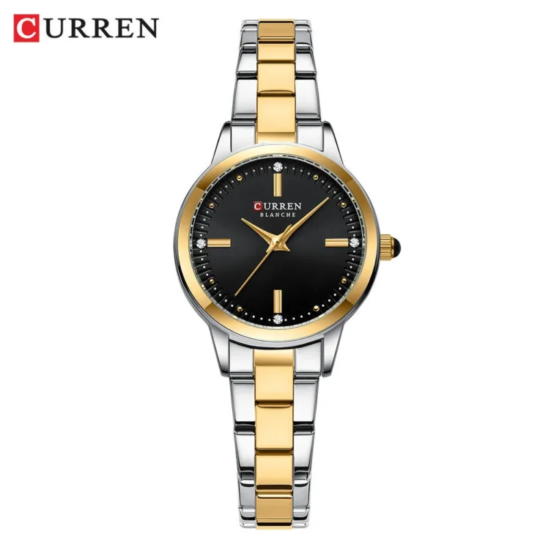 Curren 9094 For Women - Silver Gold Black - Image 5