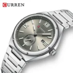 Curren 8471 CH For Men - Silver Gray - Image 4