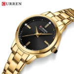 Curren 9094 For Women - Gold Black - Image 3
