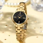 Curren 9094 For Women - Gold Black