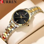 Curren 9094 For Women - Silver Gold Black - Image 3