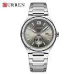 Curren 8471 CH For Men - Silver Gray - Image 5