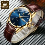 Olevs 6898 L - Brown Blue - Image 6