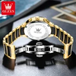 Olevs 7004 CH For Man - Gold Black - Image 7