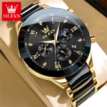 Olevs 7004 CH For Man - Gold Black - Image 4