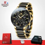 Olevs 7004 CH For Man - Gold Black - Image 2