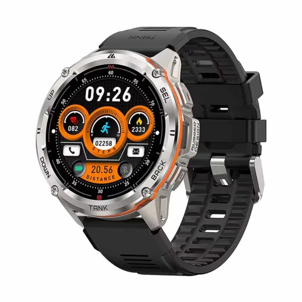 Kospet Tank T3 Ultra Calling with GPS Smart watch - Silver