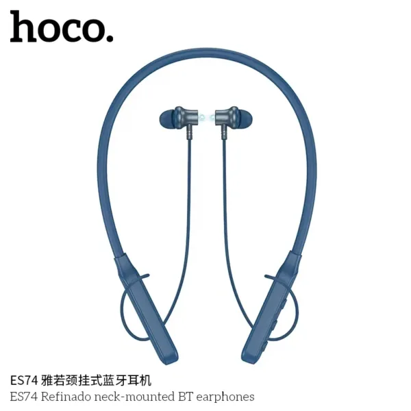 Hoco ES74 Wireless Neckband - Blue