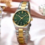 Curren 8439  CH For Women - Gold Green - Image 2