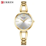 Curren 9092 CH For Women - Gold White