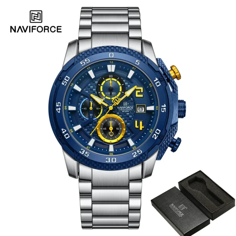 Naviforce 8047 CH - Blue For Men - Image 5