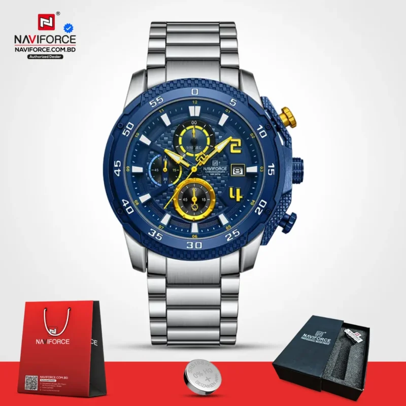 Naviforce 8047 CH - Blue For Men - Image 1