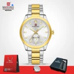 Naviforce 9231 CH - Gold White - Image 2