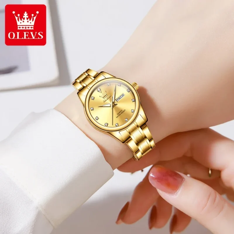 Olevs 3612 CH - Gold For Women - Image 8