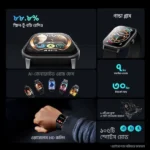 Oraimo Watch 5 BT Calling Smart Watch (OSW-805) - Black - Image 5