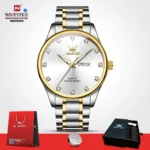 Olevs 3612 CH - Silver Gold For Men - Image 2