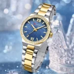 Curren 9103 CH For Women - Gold Blue
