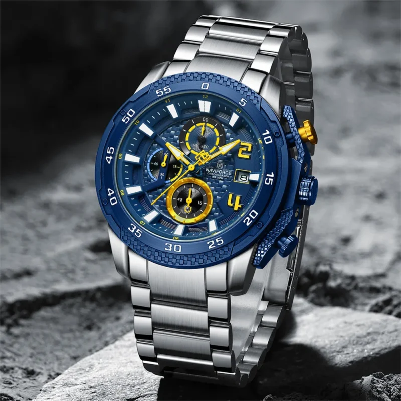Naviforce 8047 CH - Blue For Men - Image 7