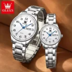 Olevs 5567 Couple - Silver White