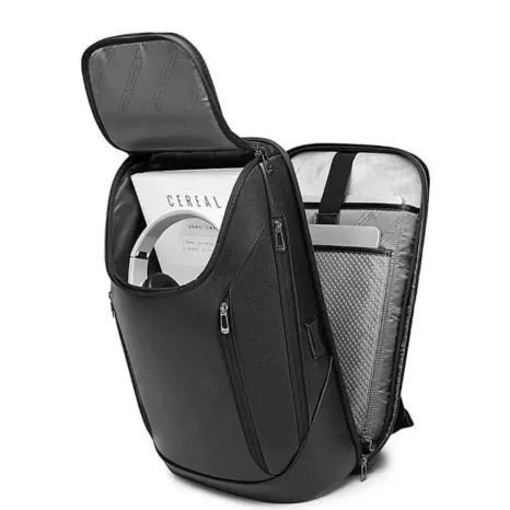 Bange 6623 Leather Anti Theft Laptop Backpack
