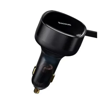 Baseus 33W Enjoyment Car Charger with Dual USB-C Cable
