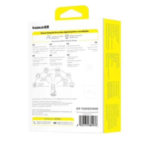Baseus Bluetooth Receiver Encok BA04 5.4 Version 20M Long Distance Connection