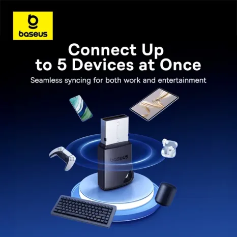 Baseus Bluetooth Receiver Encok BA04 5.4 Version 20M Long Distance Connection