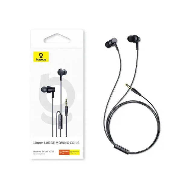 Baseus Earphone 3.5mm Wired Earphone Mic
