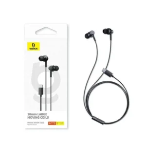 Baseus Earphone Type-c Earphone For Iphone 15 16 Series Samsung google Pixel With Mic