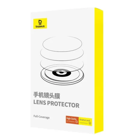 BASEUS Full Frame Camera Lense Protector For Iphone 16 16 Plus (2Pcs)