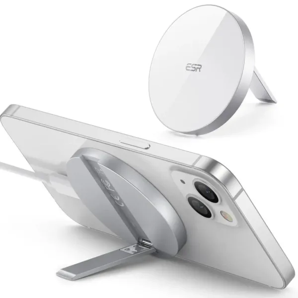 ESR HaloLock Kickstand Magnetic Wireless Charger for iPhone 15/14/13/12 Series