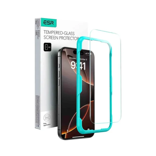 ESR Screen Protector Tempered Glass for iPhone 16 Pro Max with Easy Installation Tool
