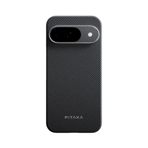 Pitaka MagEZ Case 5 Classic Ultra-Slim Case for Google Pixel 9 / 9 Pro / 9 Pro XL -600D Black/Grey (Twill)