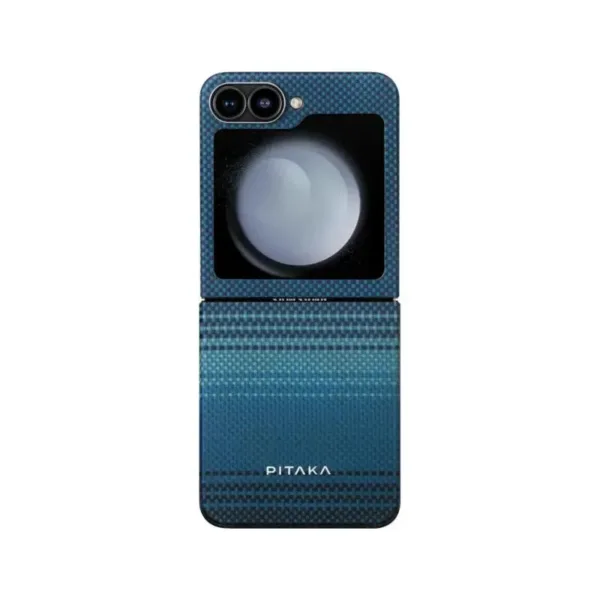 Pitaka MagEZ Case 5 Tactile Woven Case for Galaxy Z Flip6 -Moonrise 1500D